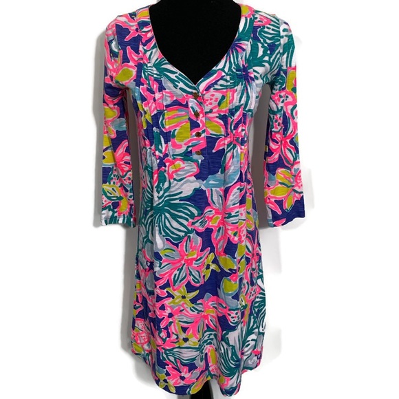 Lilly Pulitzer Amberly Swing Dress Iris Blue - Picture 1 of 7